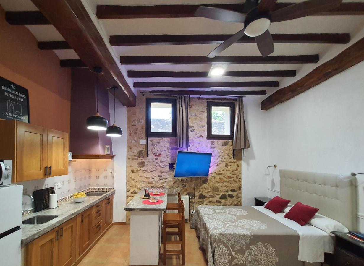 La Muntanya - Apartamentos Rural Guadalest 贝尼曼特利 外观 照片