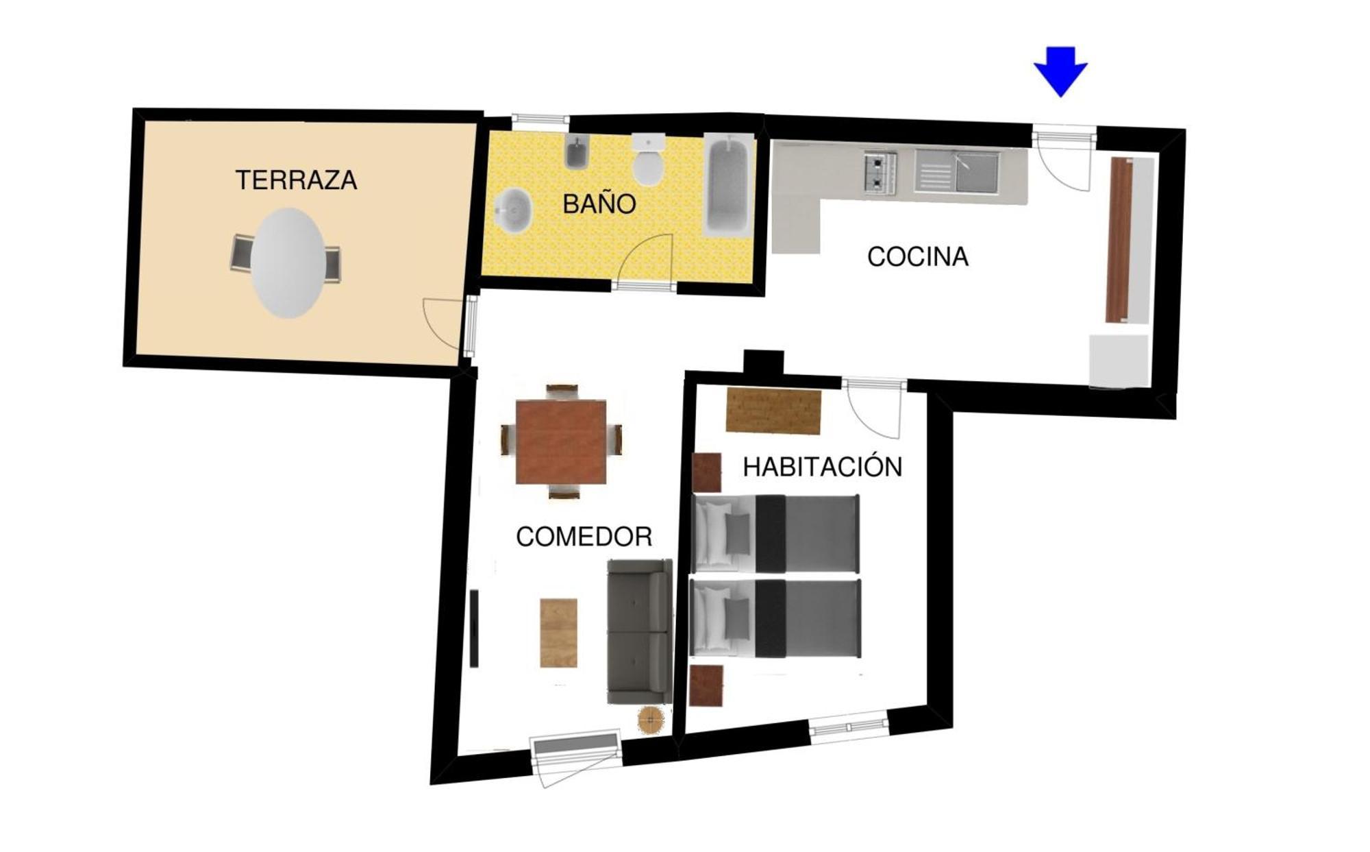 La Muntanya - Apartamentos Rural Guadalest 贝尼曼特利 客房 照片